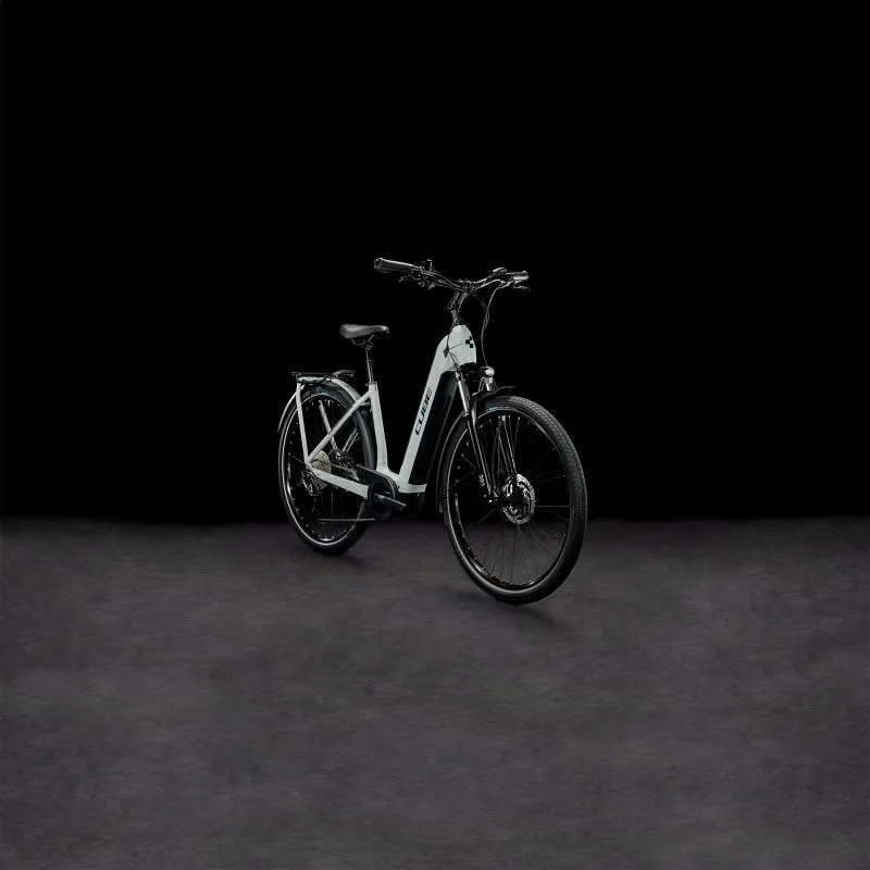 2023 Cube Kathmandu Hybrid One 625 Easy Entry - Electric Bike - SwampGrey/Black-1
